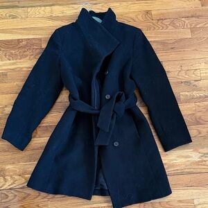 Babaton Black Connor trench Coat